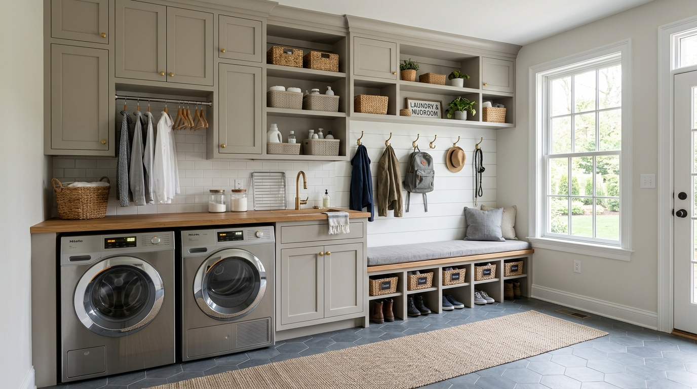 13 Smart Mudroom Laundry Room Combo Ideas for Ultimate Efficiency